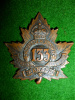 133rd Battalion (Simcoe) Cap Badge 